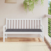 Cuscino per Panca Antracite 150x50x3 cm in Tessuto Oxford 43191