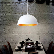 LÚZETE - LAMPADA DA SOFFITTO IN ACCIAIO BIANCO Ø 30 CM IRUNE