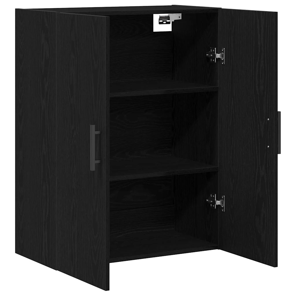 Mobile a muro Rovere Nero 69,5 x 34 x 90 cm Legno multistrato 862940