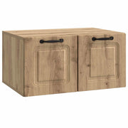 Mobile Porta TV da Muro-Credenza per TV sospesa Rovere Artigianale 59,5 x 41 x 30 cm 901854
