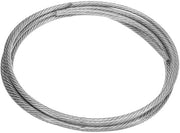 Cavo in acciaio inossidabile anti-rougeur 3 metri per esterni, marine, rigging - filo aereo in PVC - 7 x 19 filamenti
