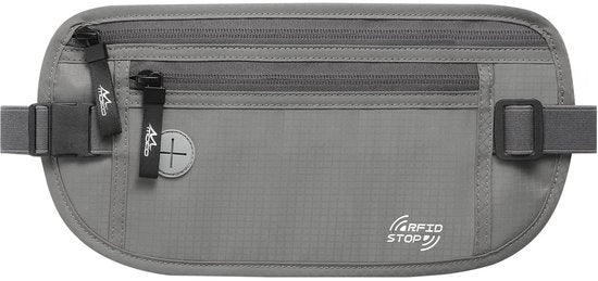 Borsa a Tracolla Ultra-Durata - Blocca RFID - Impermeabile Nylon - Flessibile - Tessuto a Maglia Comodo - Spazio per Oggetti di Valore - Borsa da Viaggio