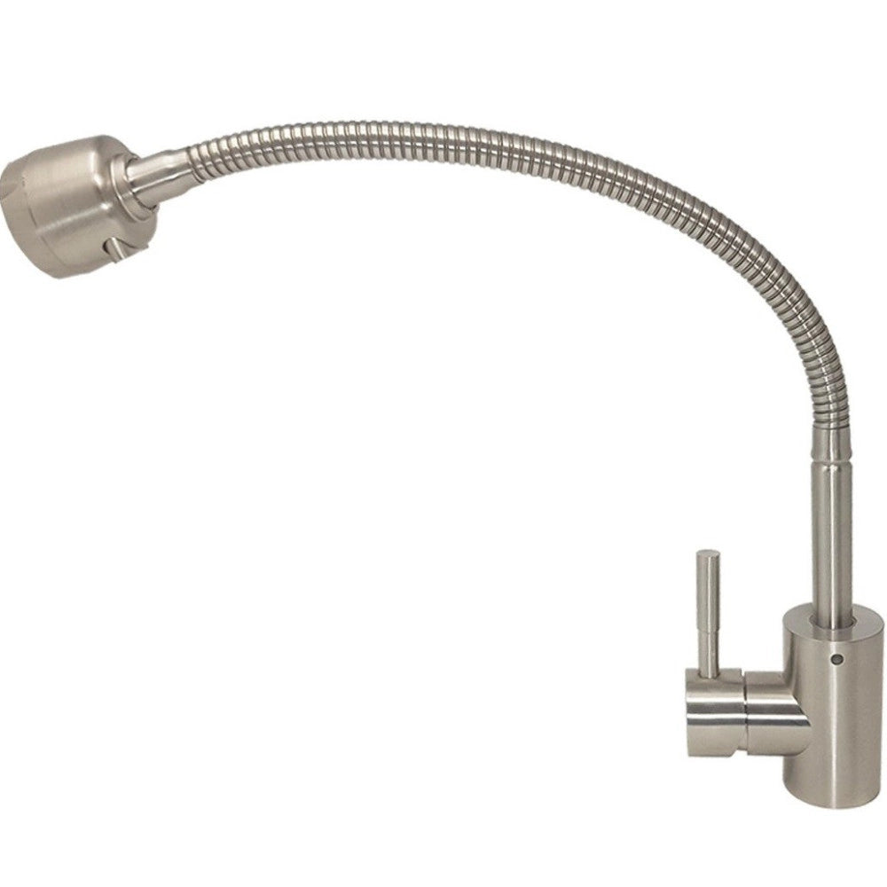Trade Shop - Miscelatore Rubinetto S9005 Doccetta 360 Gradi Monoforo Monocomando Rubinetteria -