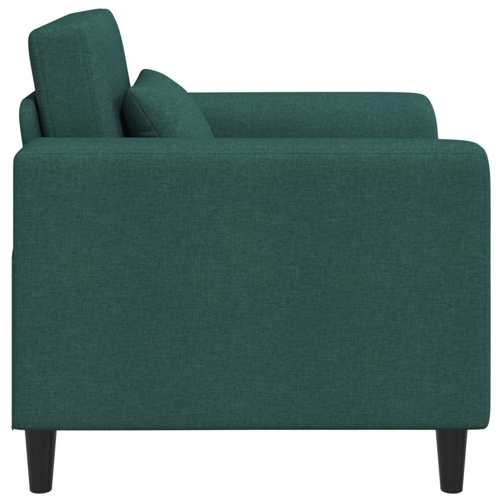 Divano Sedia-Poltrona Verde Scuro Tessuto 527095