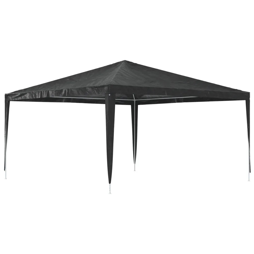 Gazebo | Pergolato Professionale 4x4 m Antracite 90 g/m2