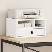 Supporto per Stampante Bianco 40x32x22,5 cm Legno Multistrato 840604