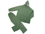 IMPERMEABILE GIACCA/PANTALONE IN PVC BISPALMATO PLP VERDE  tg. XXXL    EXCEL