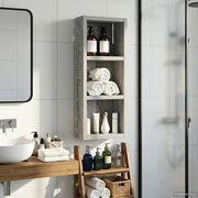 Armadio da bagno a muro Sonoma grigia 20 x 10 x 50 cm 889284