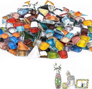 Tegole in Cristalli Miste - 400g per Hobbymanufatti, Decorazione Artigianale e Progetti Artistici, Ideali per Progetti Creativi e Decorazione Interna