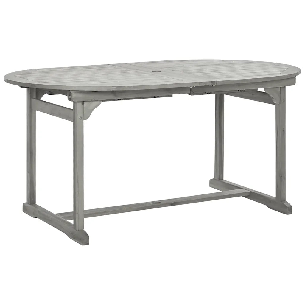 Tavolo da Pranzo per Esterni (160-240)x100x75cm Massello Acacia 316572