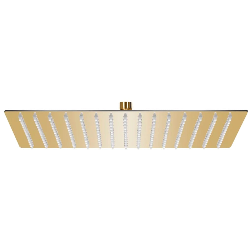 Soffione doccia a pioggia in acciaio inox 40x30 cm rettangolare finitura oro 02_0002096