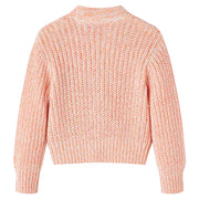 Cardigan da Bambina Lavorato a Maglia Rosa Misto 104 14566