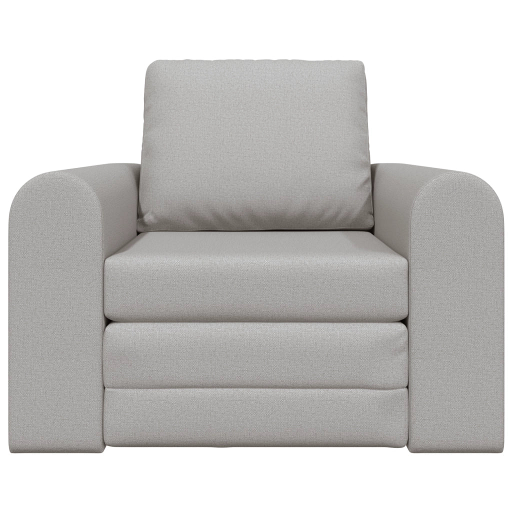 Divano Letto 2-in-1 Grigio Nuvola 98x71x83 cm Tessuto