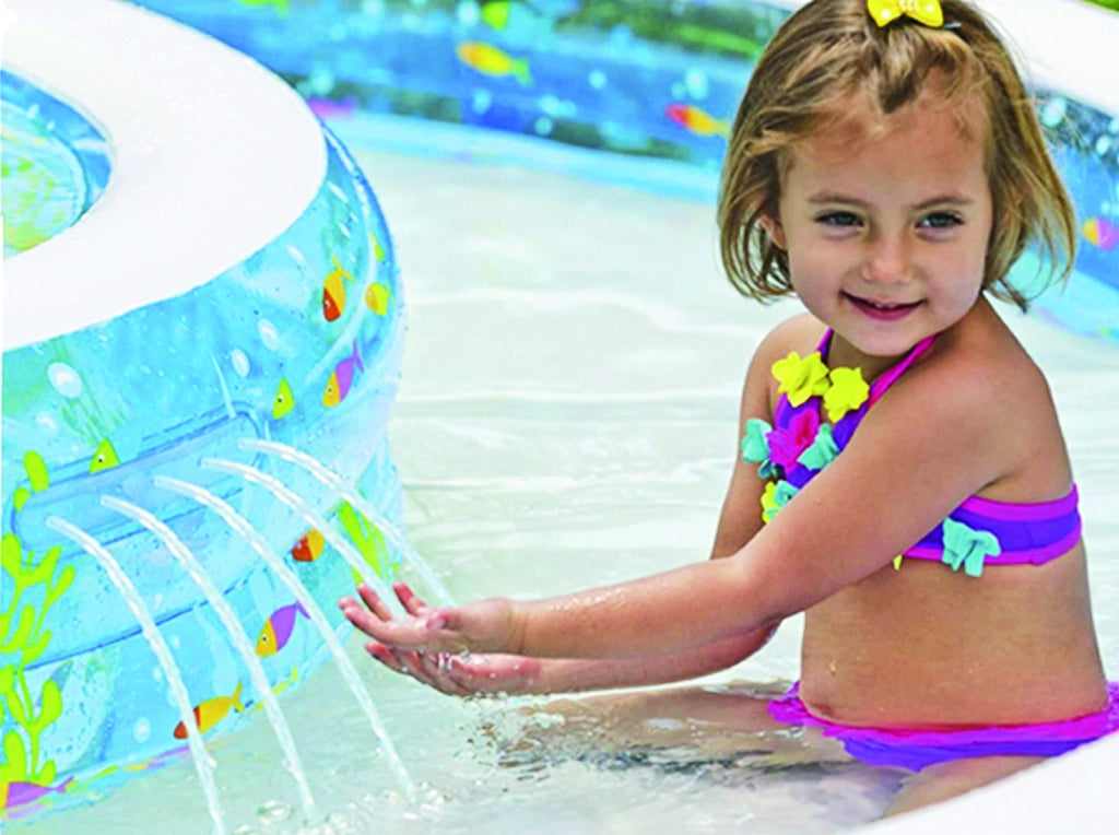 Intex PISCINA TONDA GONFIABILE BABY FISH DOUBLE  cm. 279x36 h (lt. 990+232)