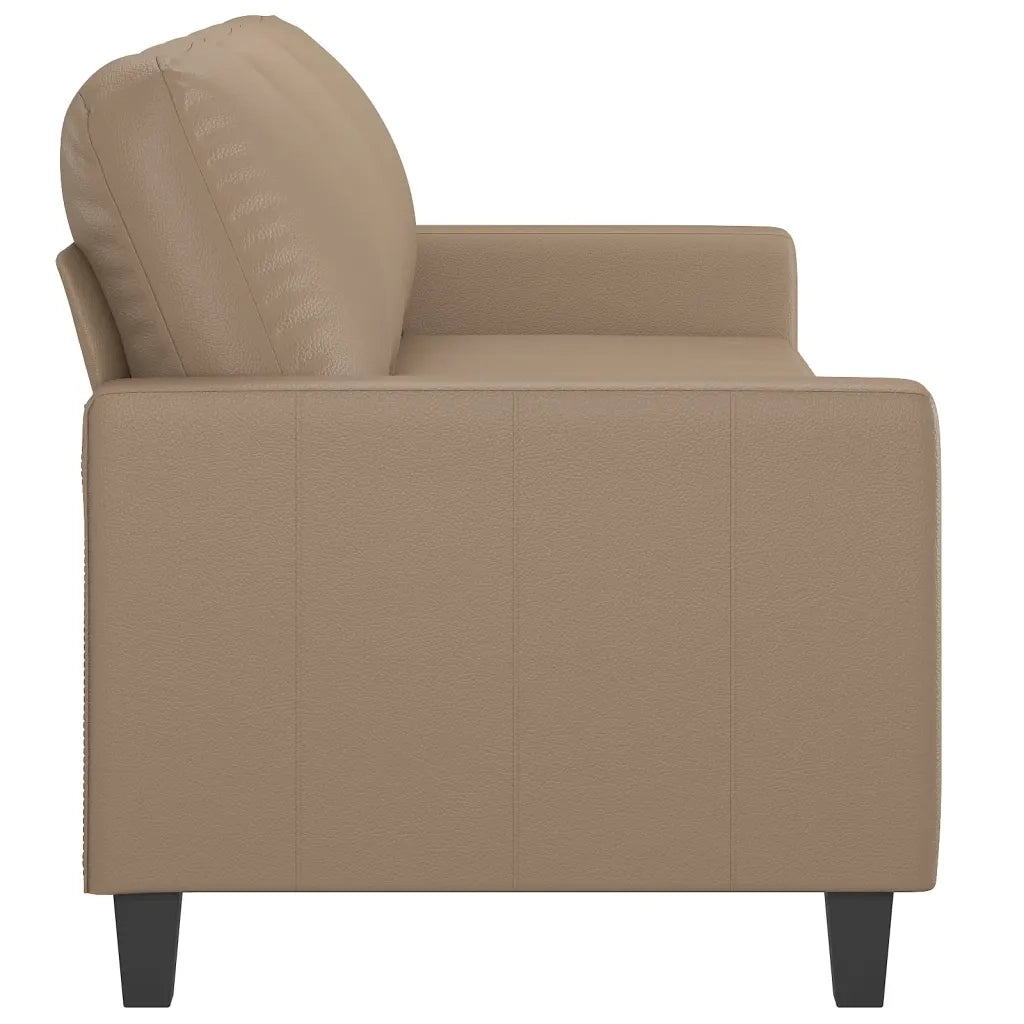 Divano a 3 Posti Cappuccino 180 cm in Similpelle 359146