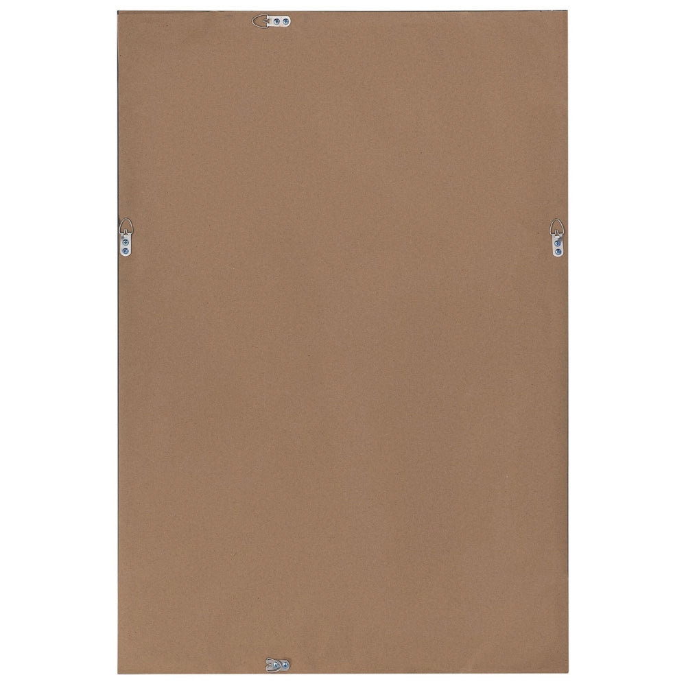 Specchio da parete argento 61 x 91 cm rettangolare moderno semplice minimalista camera da letto soggiorno