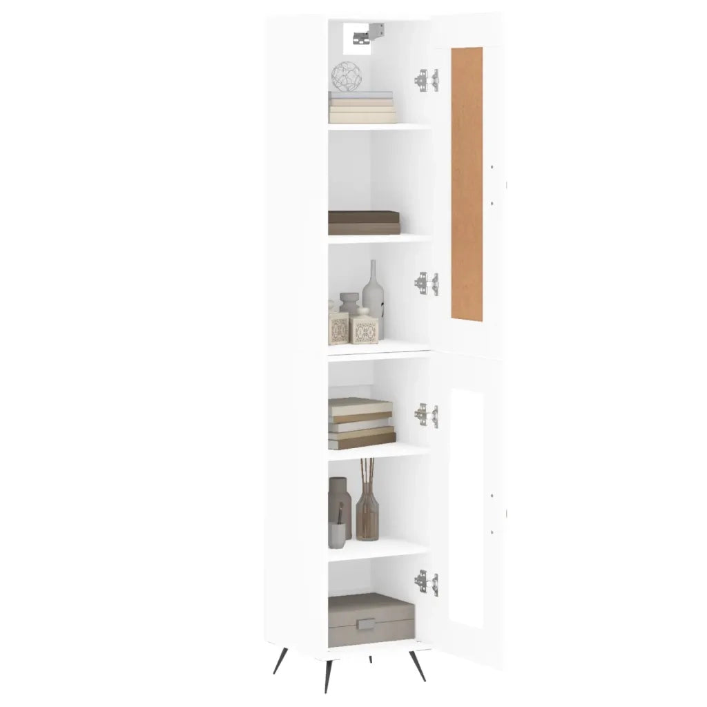 Credenza Bianca 34,5x34x180 cm in Legno Multistratocod mxl 102212