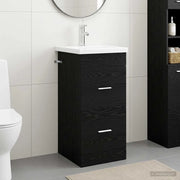 Mobile da bagno con lavabo Rovere Nero 42 x 40 x 84,5 cm 890697