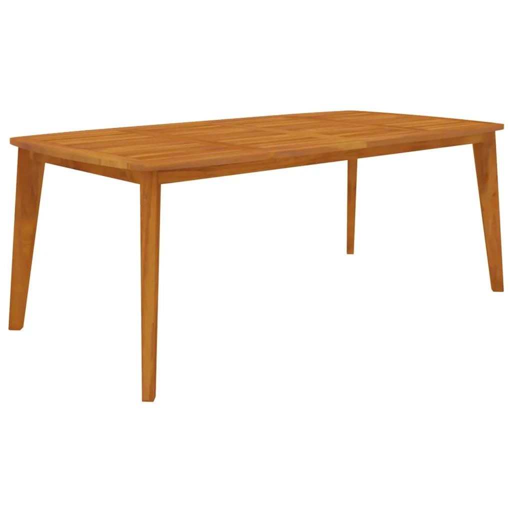 Tavolo da Giardino 200x100x75 cm Legno Massello di Acacia 310304