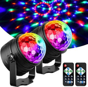 Disco Lamp per Bambini - Illuminazione per Feste con Telecomando - Nero
