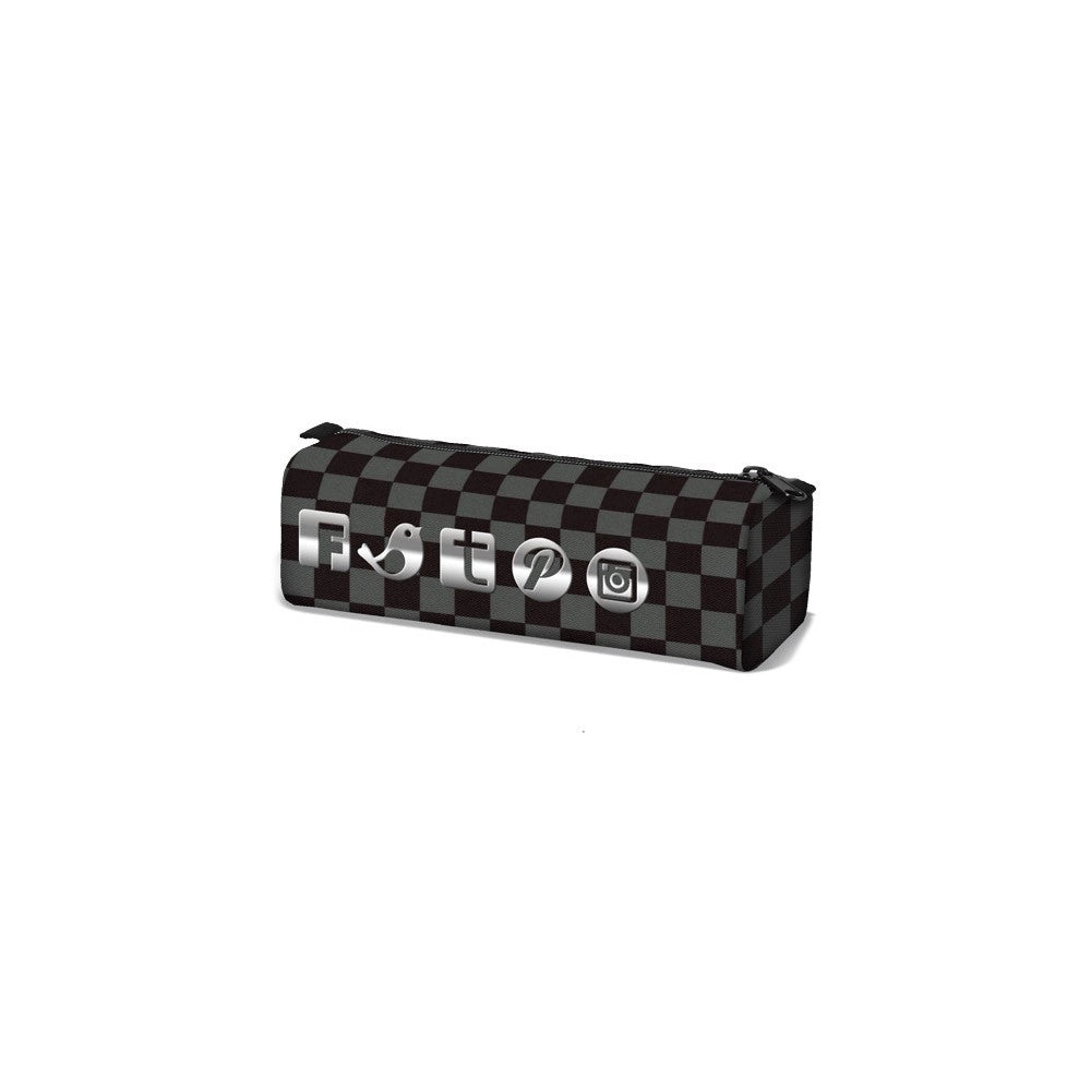 Trade Shop - Astuccio Kookie Ska Gut Bauletto Quadrato Scuola Ragazzi Ragazze 3 Modelli -