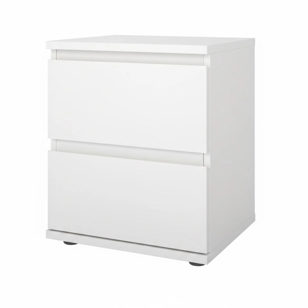 KIT COMODINO NOVA 2 CASS 40X34X48,2CM BIANCO- 1,0 pz