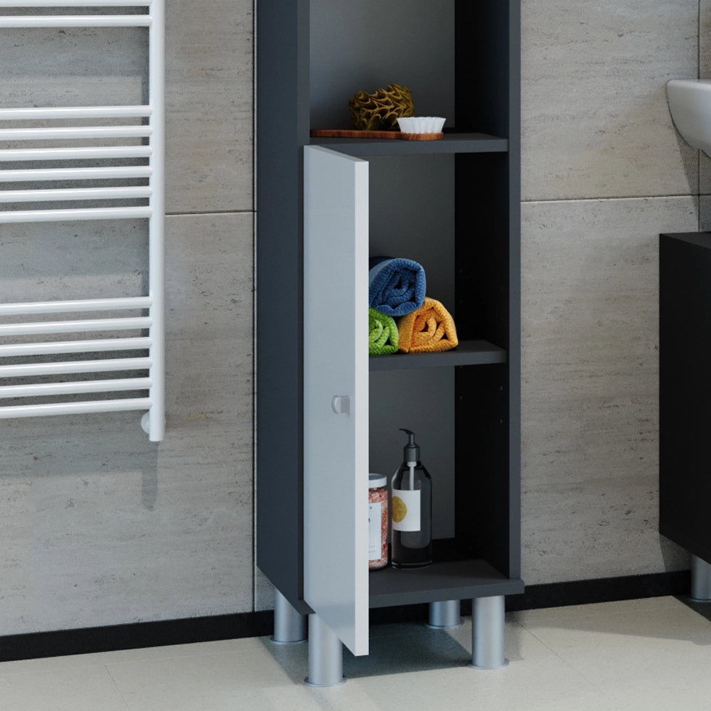 Mobile bagno alto Fynn Antracite 30 x 190 cm Vicco
