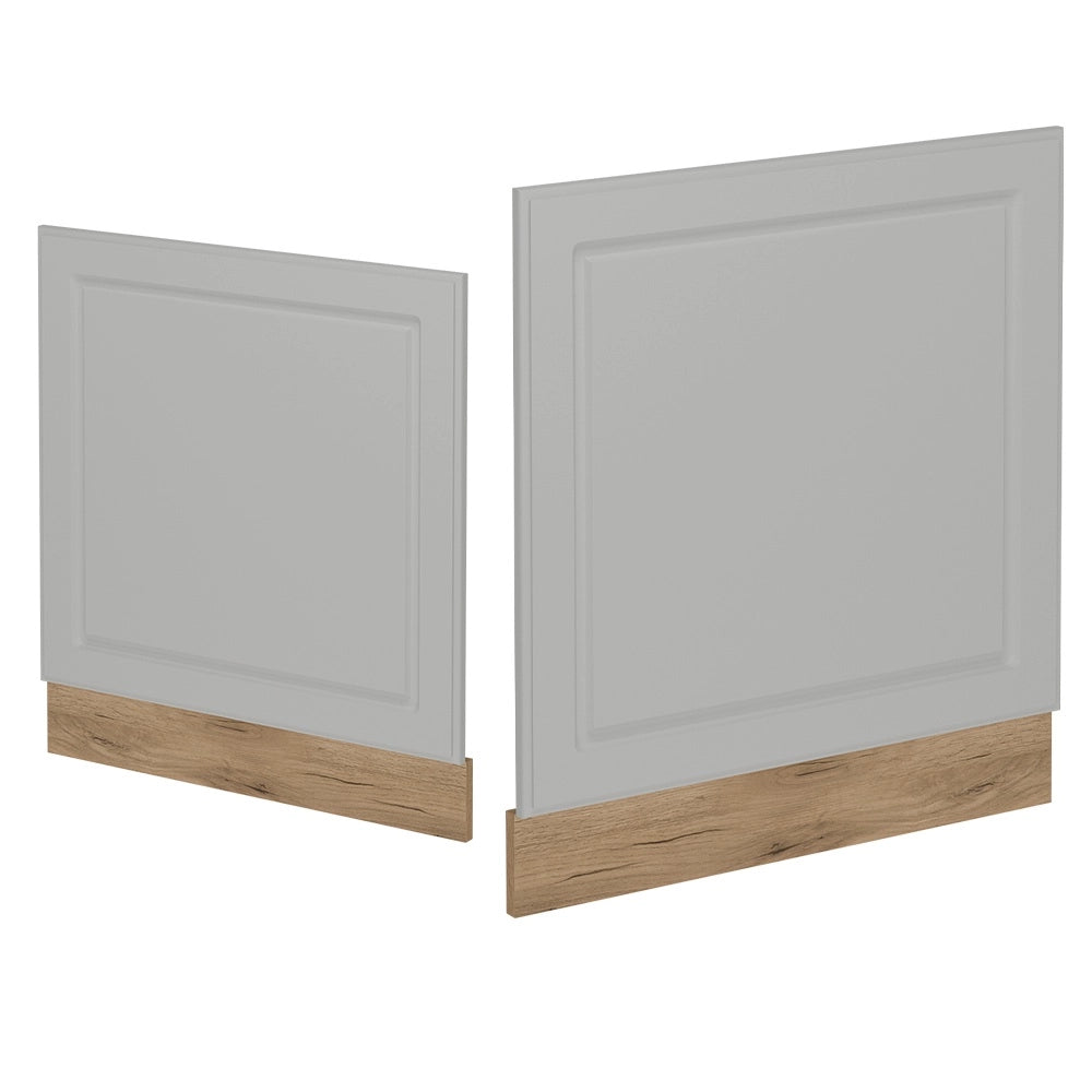 Vicco Pannello frontale per lavastoviglie Bianco casa di campagna 60 cm , PL Antracite