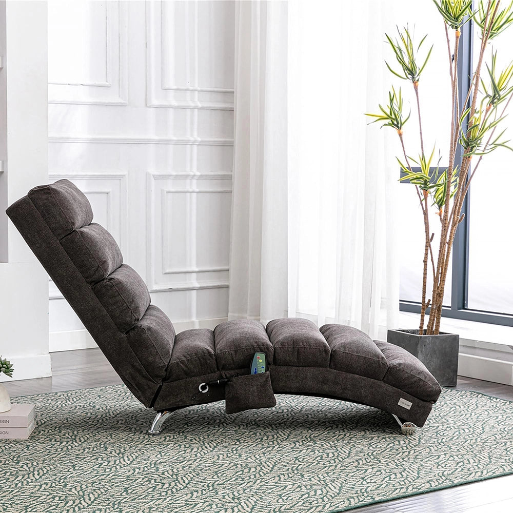 Poltrona relaxante con vibrazione - Xylo - Supporto completo corpo e tasche laterali