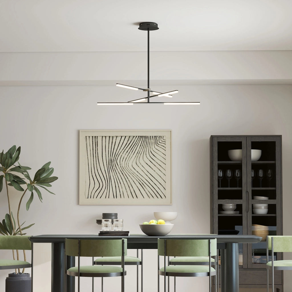 Lampadario LED Moderno a Sospensione ¨C Zephmum ¨C Acrilico Bianco ?100x79 cm