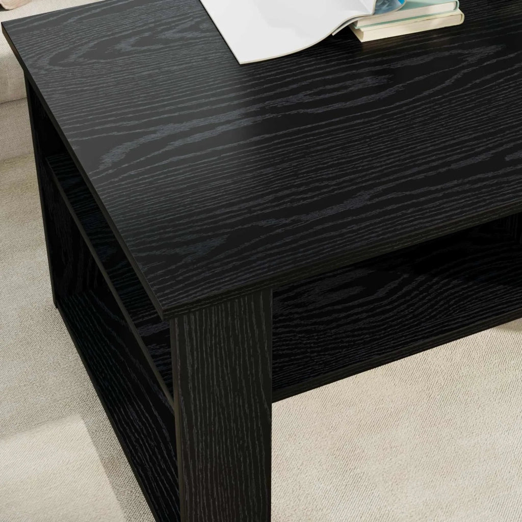 Tavolino da salotto Rovere Nero 96 x 54 x 44 cm 8000149