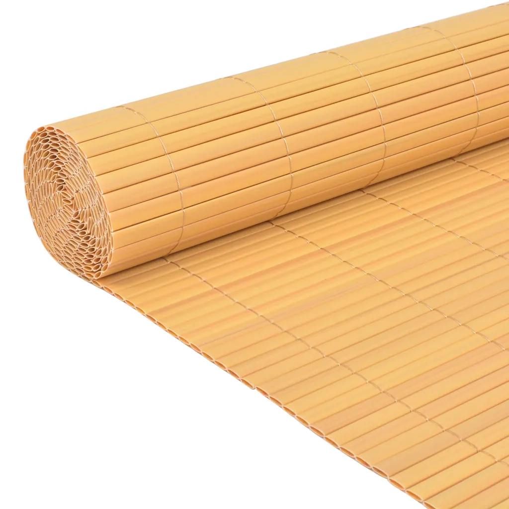 Recinzione da Giardino a Doppio Lato in PVC 90x300 cm Gialla 43624