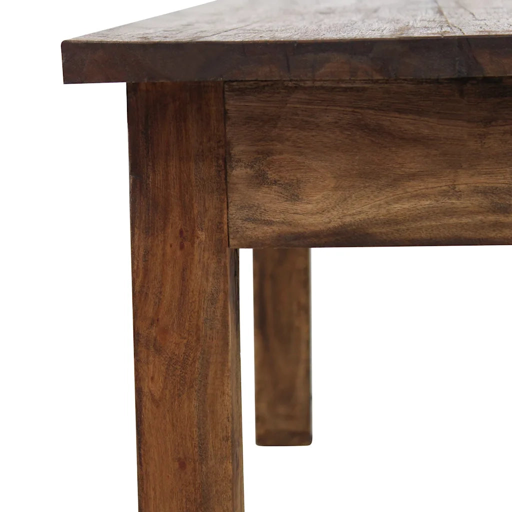 Tavolino da Salotto in Legno Massello di Mogano 96x73x45 cm 244493