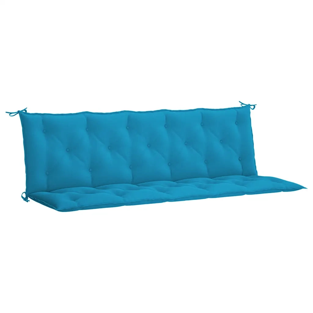 Cuscino per Panca Azzurro 180x(50+50)x7 cm in Tessuto Oxford