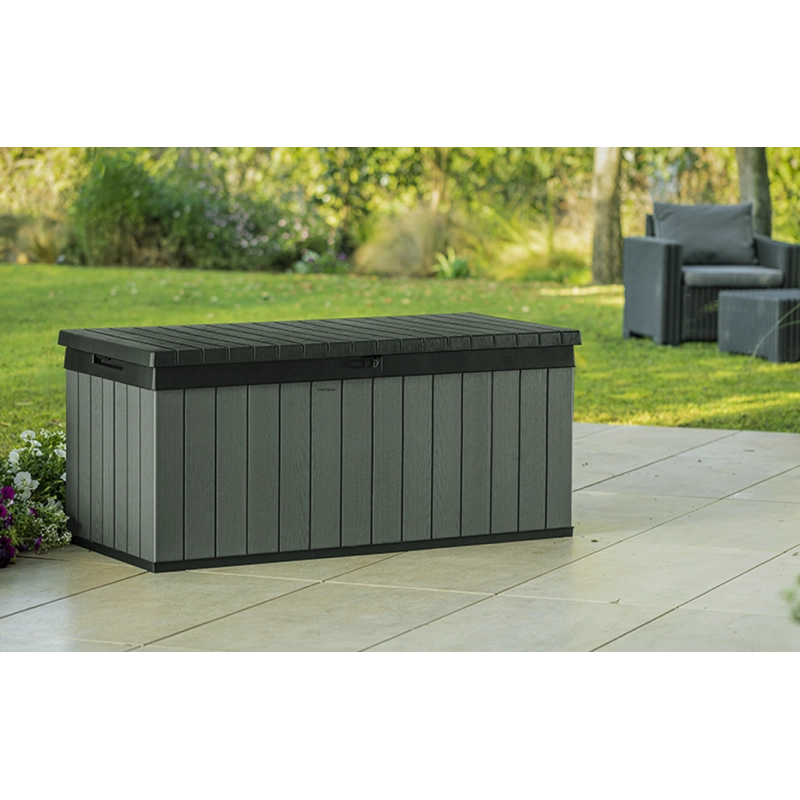 Baule da Giardino con Seduta Keter Darwin Box 120 EVOTECH+ - Verde - 454L 142,5x65,3x64,3 -Keter