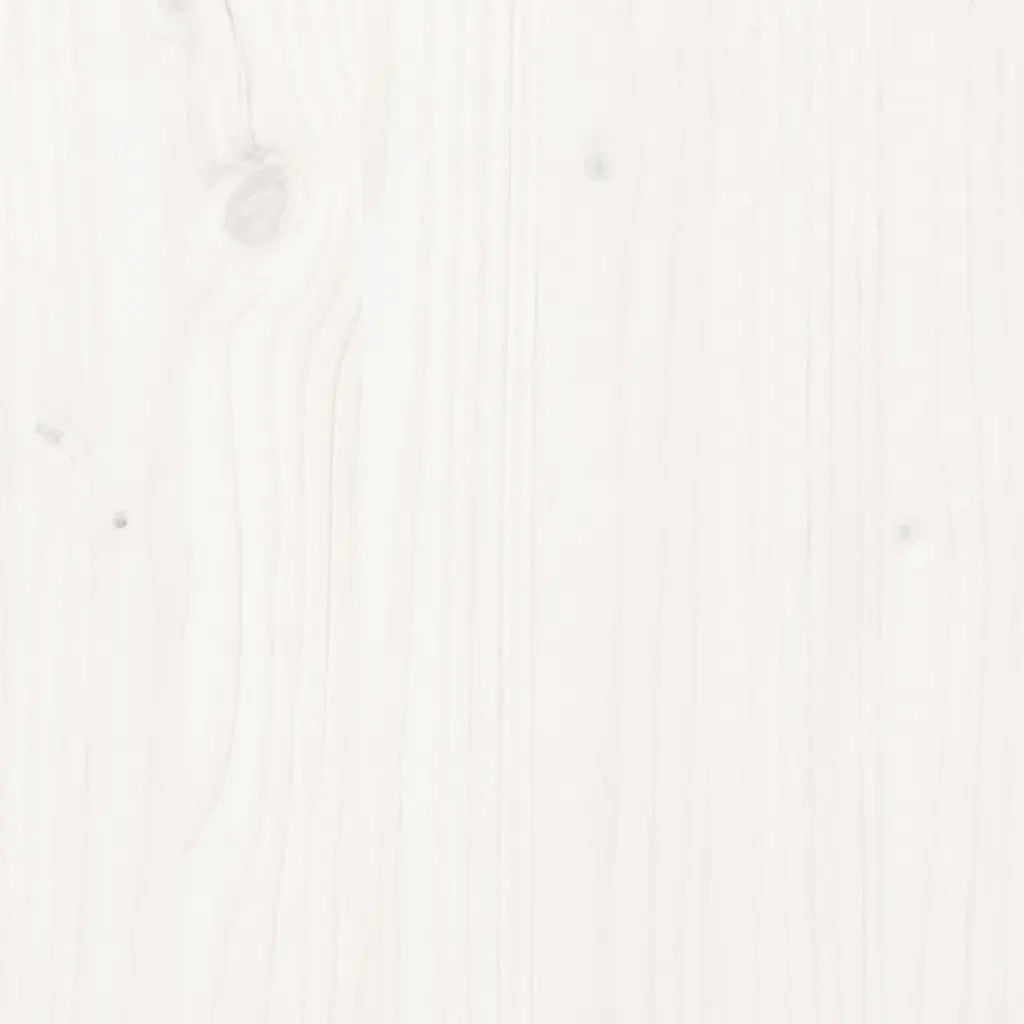 Giroletto-Struttura Letto Bianco in Legno Massello di Pino 90x200 cm 715090