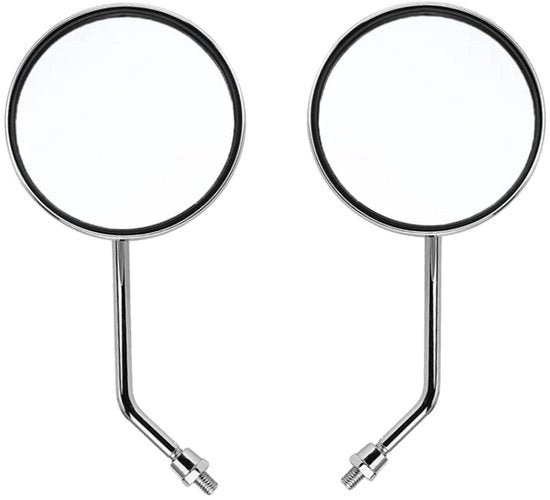 Specchietti laterali 8 mm - Rondi - Destra/Sinistra - Accessori per moto - Modifica DIY - Alta Qualità - Specchietti per moto