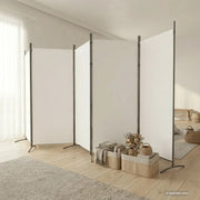 Divisorio a 5 Pannelli Bianco 433x180 cm Tessutocod mxl 121026