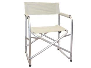 SEDIA REGISTA IN ALLUMINIO BIANCA  cm.56x47x78h.    VETTE