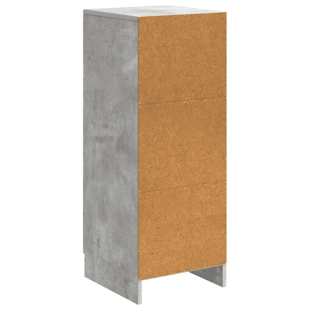 Credenza Grigio Cemento 33 x 34,5 x 87 cm Legno ingegnerizzato 895748