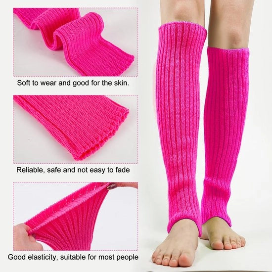 Accessori per cosplay - Caldiarticolato per gambe - Caldiarticolato con texture a pelo - Caldiarticolato elastico - 40x9 cm