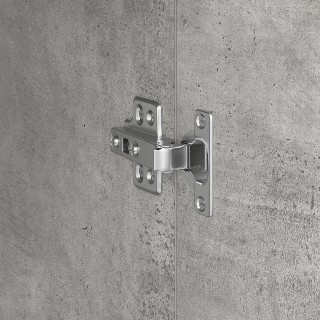 Credenza Grigia Cemento Grigio Truciolare Grande Credenza