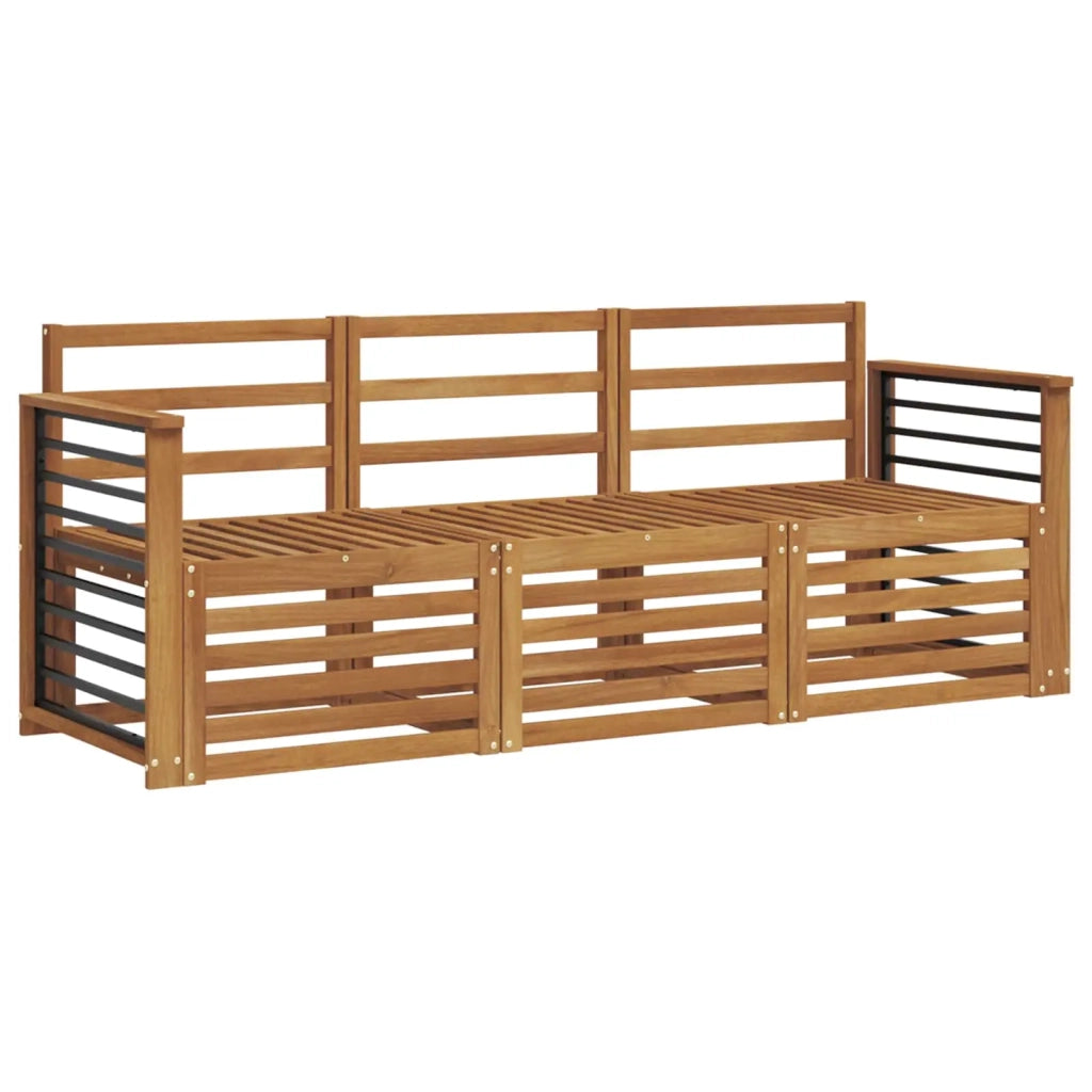 Set divani 3 pcs Legno di Acacia Massello 3374299