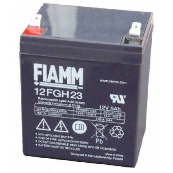 Batteria FIAMM 12FGH23 (EX FGH20502) Scarica Rapida 12V 5,0Ah