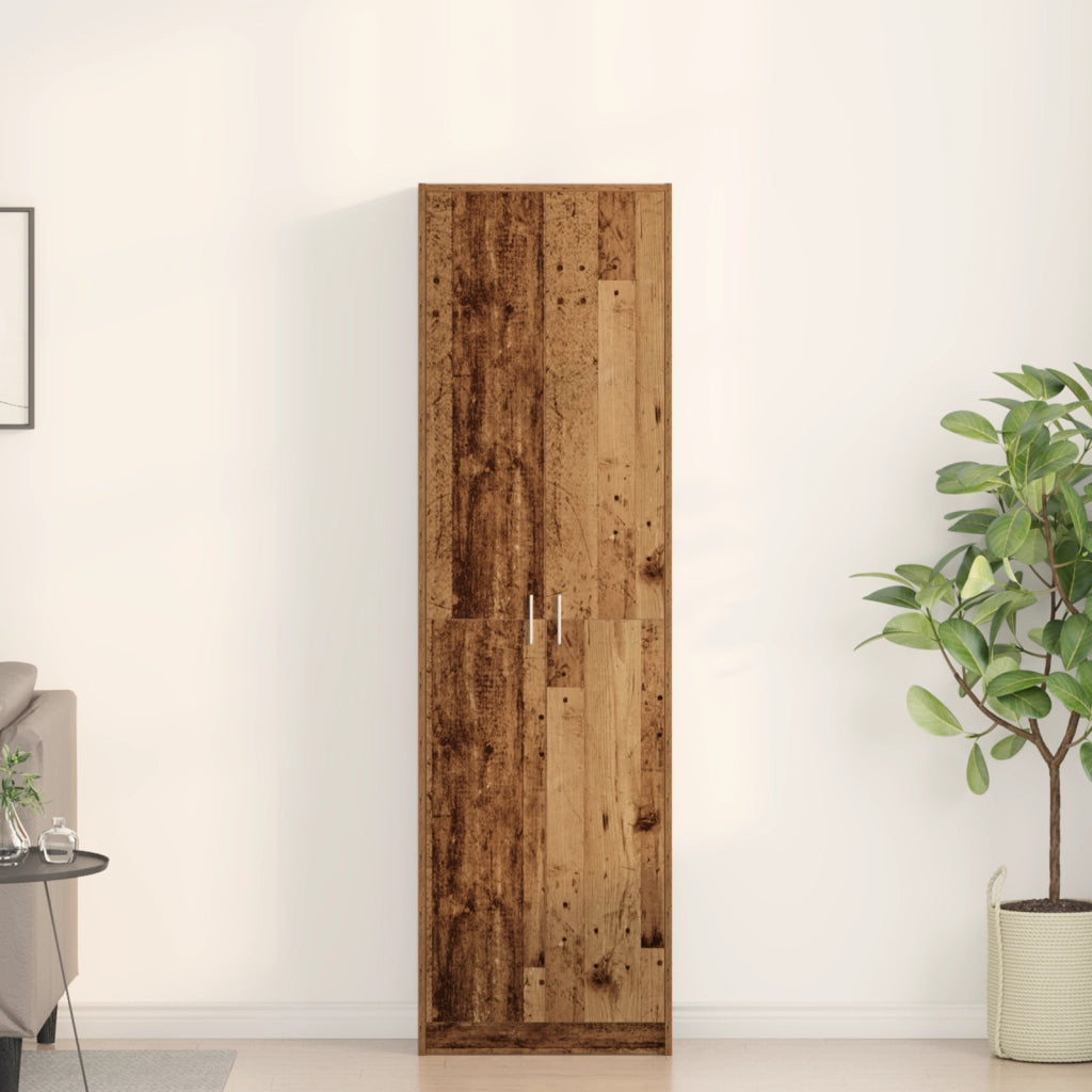 Armadio Legno Vecchio 55x25x189 cm Legno Ingegnerizzato