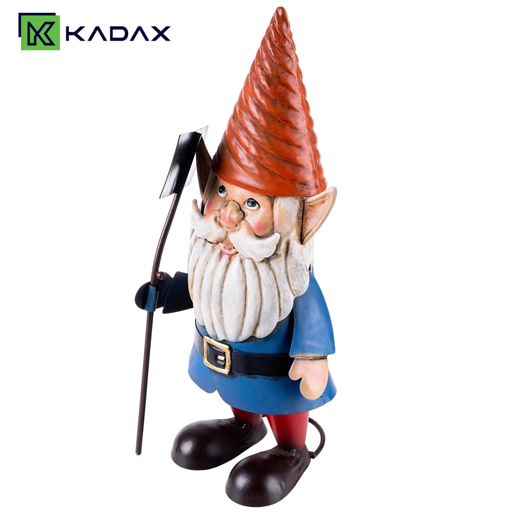 KADAX Stalowa figura ogrodowa krasnal QX22140-1 K1
