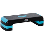 Step Plataforma Regolabile per Sport e Fitness ¨C Zephmum ¨C Blu e Nero 78x28x20 cm