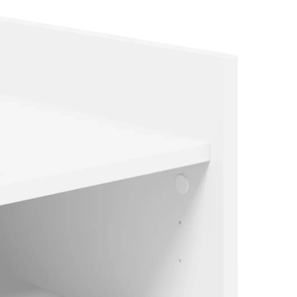 vidaXL Scarpiera Bianca 52x37,5x100 cm in Legno Multistrato