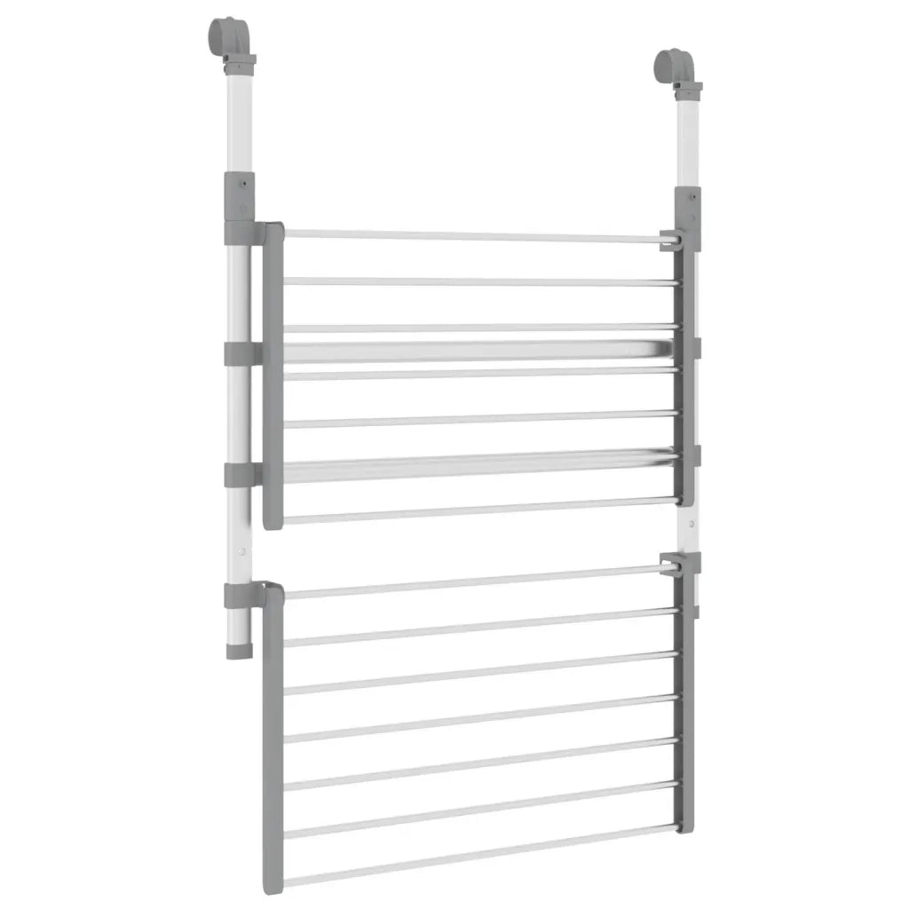 Stendino per Balcone 54x25x42 cm in Alluminio CFW9323979