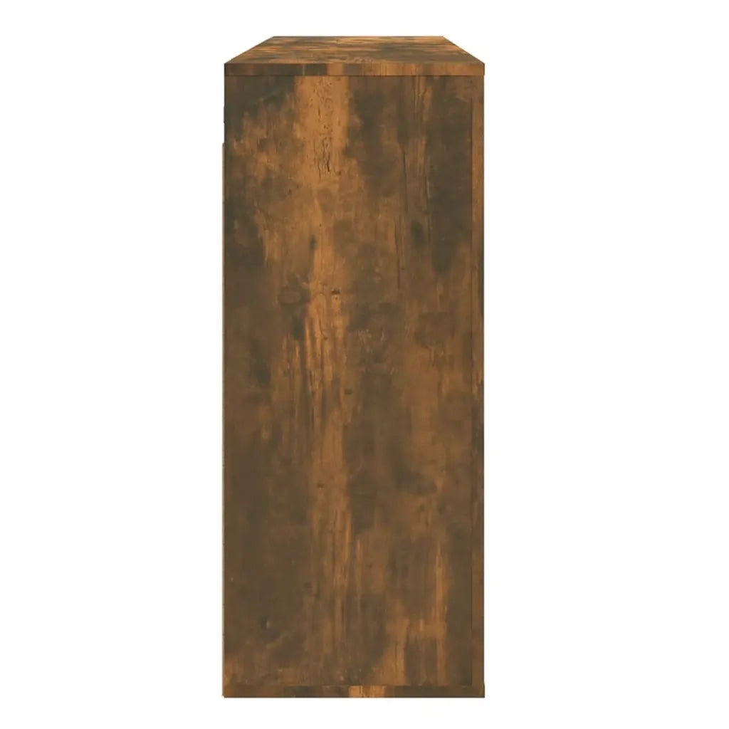 Armadietto a Muro | Mobile a Parete Rovere Fumo 80x33x80 cm in Legno Multistrato
